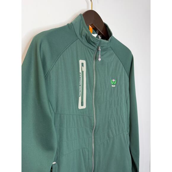 Peter Millar Men's Balsam Green Merge Elite Hybrid Jacket Performance Golf M - Picture 7 of 14